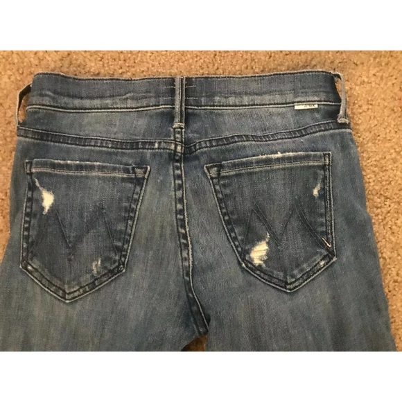 MOTHER 25 The Runaway Graffiti Girl Distressed 33” - Picture 5 of 8